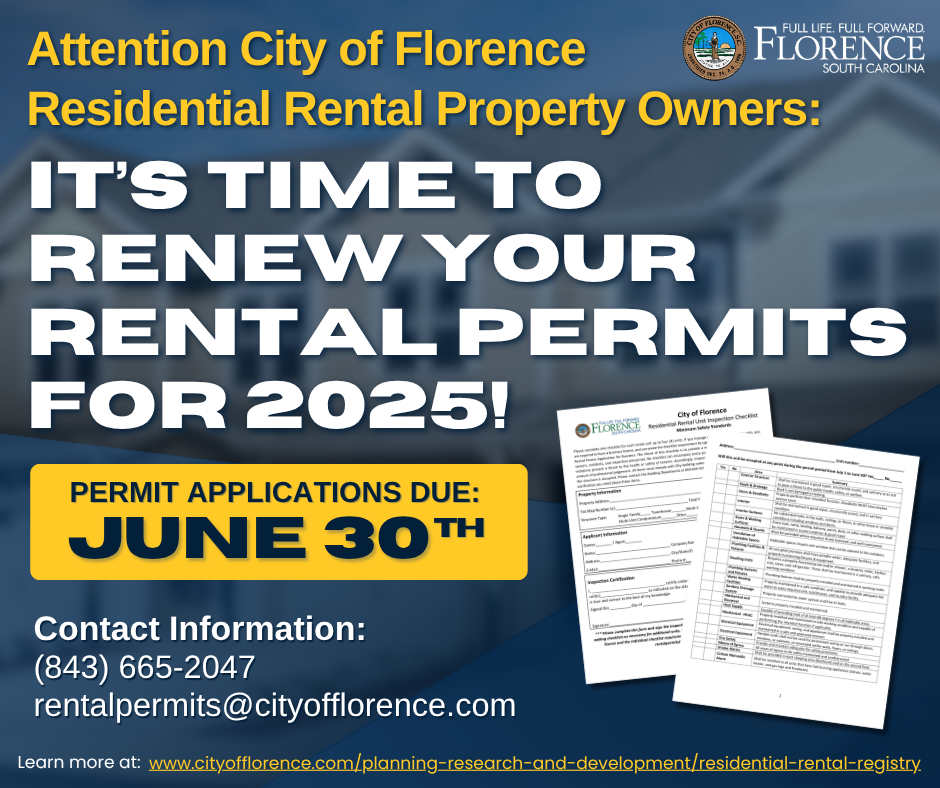 Residential Rental Permits for 2025-2026