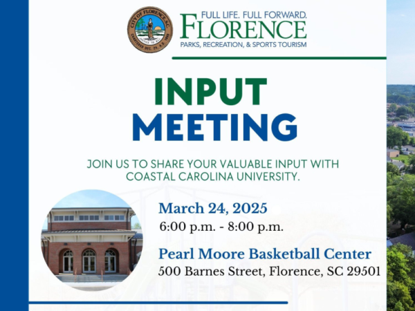 Parks and Recreation Input Meeting Banner