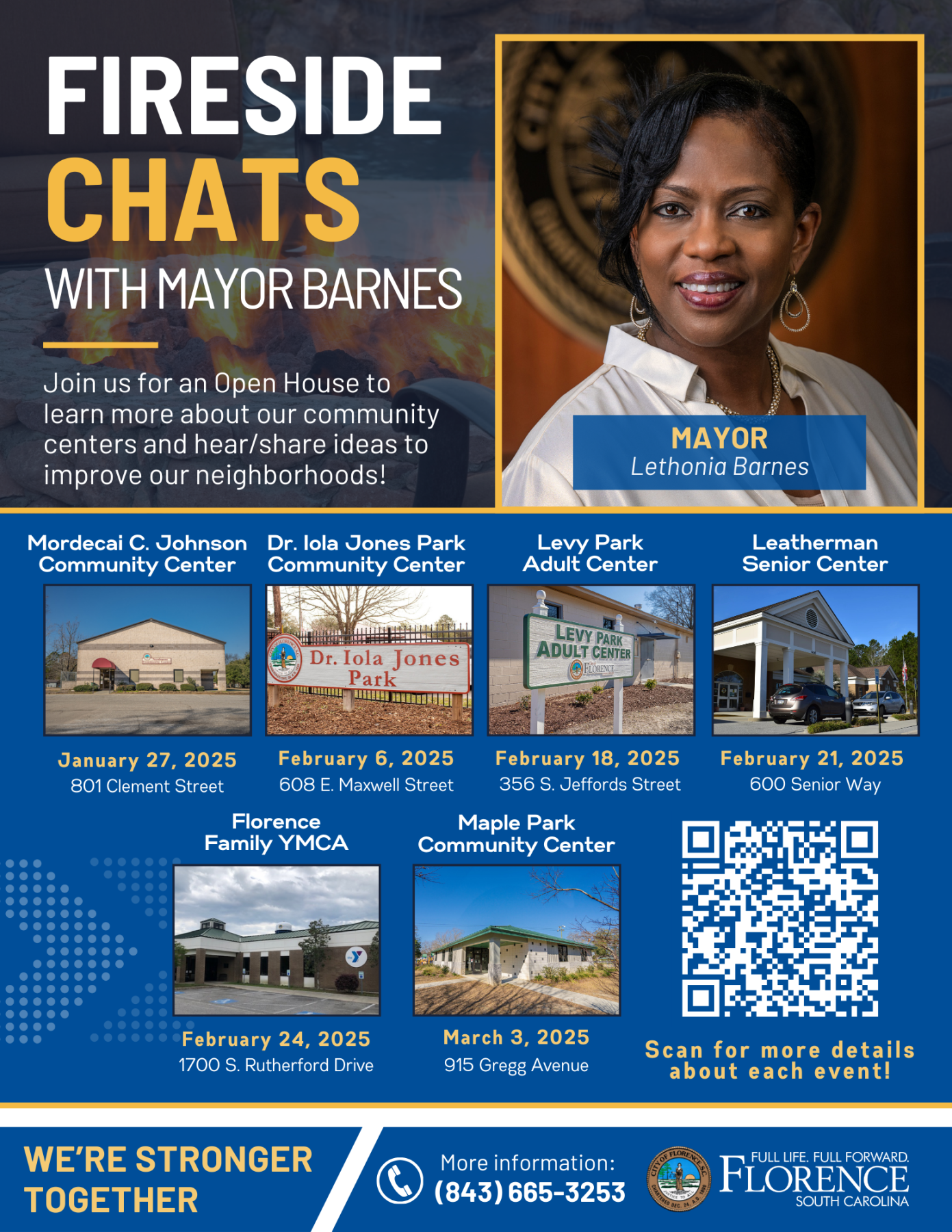 mayor fireside chat flyer