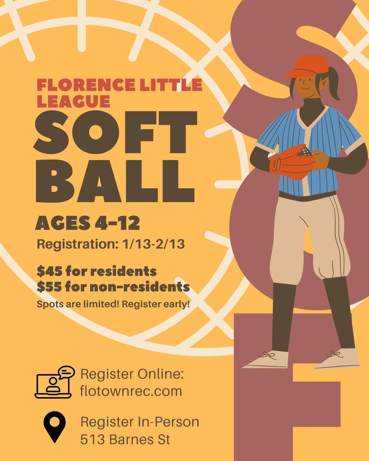 youth softball flyer